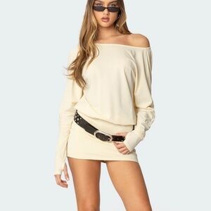 NWT Edikted Venice Open Back Mini Dress